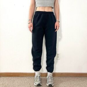 black sweatpants